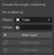 Blender Scatter PRO - Default Panel