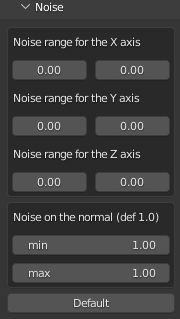 Blender Scatter PRO - Noise Panel